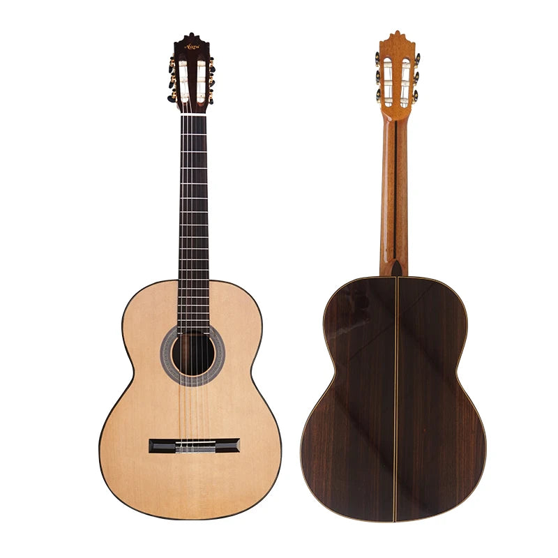 Aiersi Brand 39 Inch All Solid  Rosewood Spanish Classical Guitar 6 String Musical instrument