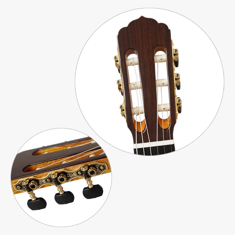 Aiersi Master Level Lattice Sound Brace Classical Guitar Cedar or Spruce Topboard 6 String Professional Musical Instrument