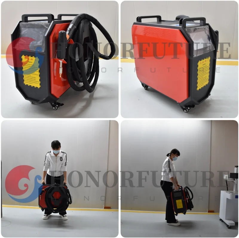 Air Cooling Fiber Laser Welding Equipment 1500W with Wire Filler Machine