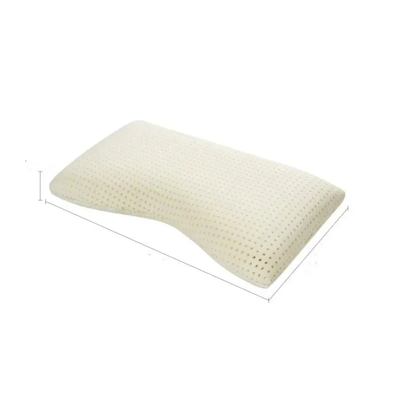 Airplane Travel Pillow Latex Memory Foam Long Floor Sleep Therapy Pillow Ergonomic Furry Almohada De Viaje Bedroom Decorative