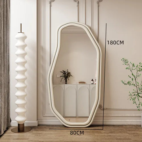 Alien internet celebrity full body mirror, home bedroom decoration mirror, clothing store, irregular wall dressing
