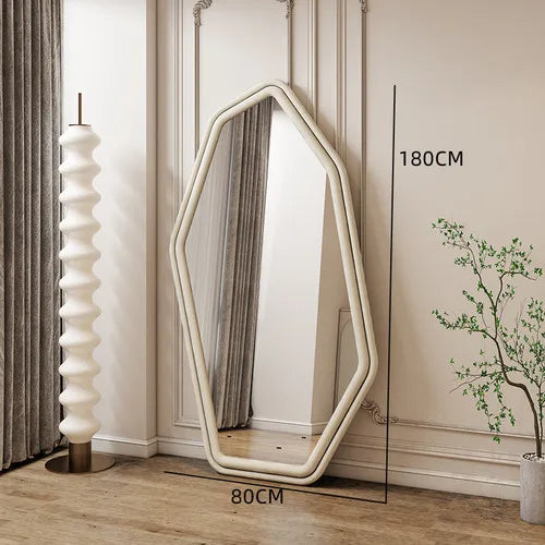 Alien internet celebrity full body mirror, home bedroom decoration mirror, clothing store, irregular wall dressing