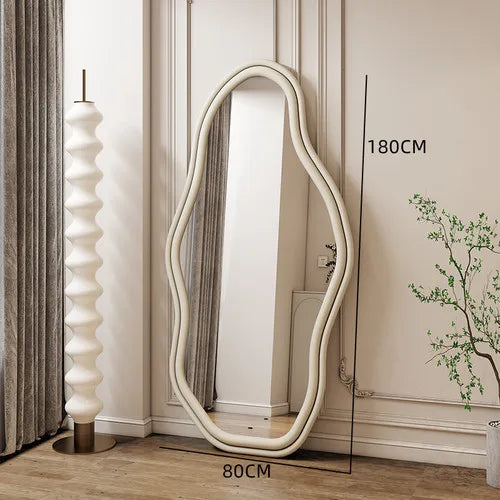 Alien internet celebrity full body mirror, home bedroom decoration mirror, clothing store, irregular wall dressing