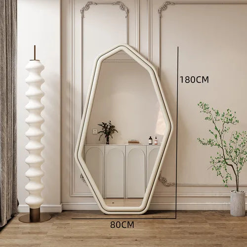 Alien internet celebrity full body mirror, home bedroom decoration mirror, clothing store, irregular wall dressing