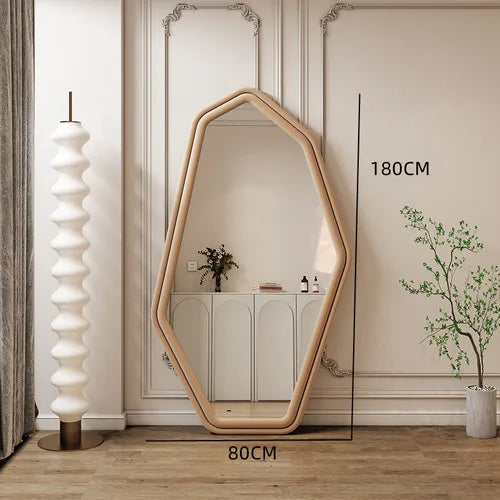 Alien internet celebrity full body mirror, home bedroom decoration mirror, clothing store, irregular wall dressing