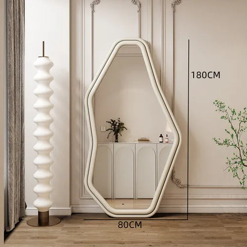 Alien internet celebrity full body mirror, home bedroom decoration mirror, clothing store, irregular wall dressing
