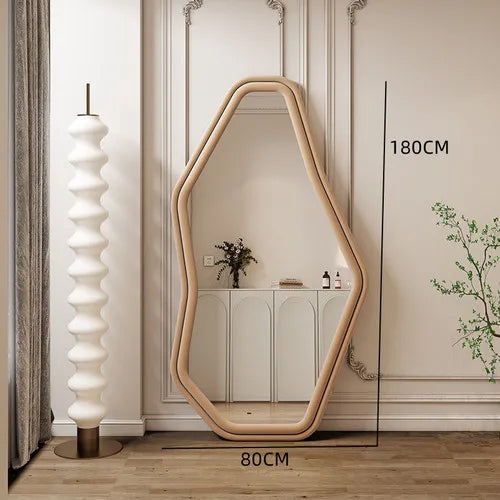 Alien internet celebrity full body mirror, home bedroom decoration mirror, clothing store, irregular wall dressing