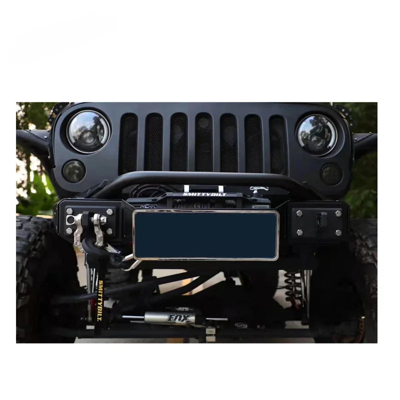 Aluminium Black Front Bumper for jeep wrangler JK 07+ car accessories from Maiker offroad