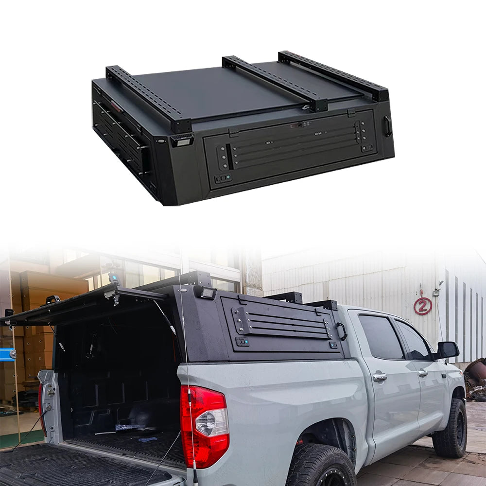 Aluminum Alloy Pickup Accessories Truck Bed Rack System 2023 Tundra Hardtop Canopy for