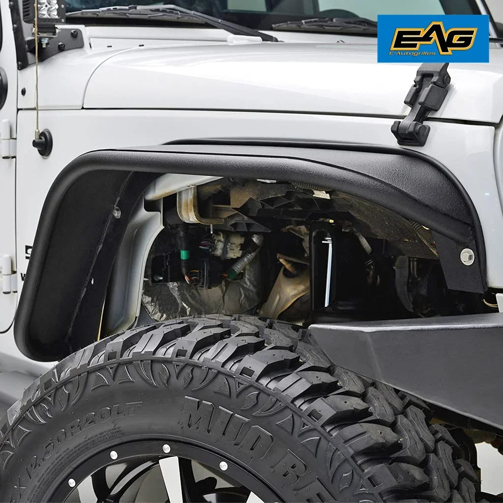 Aluminum Alloy Poison Spyder Crusher Fender Flares for Jeep Wrangler JK 2007-2018