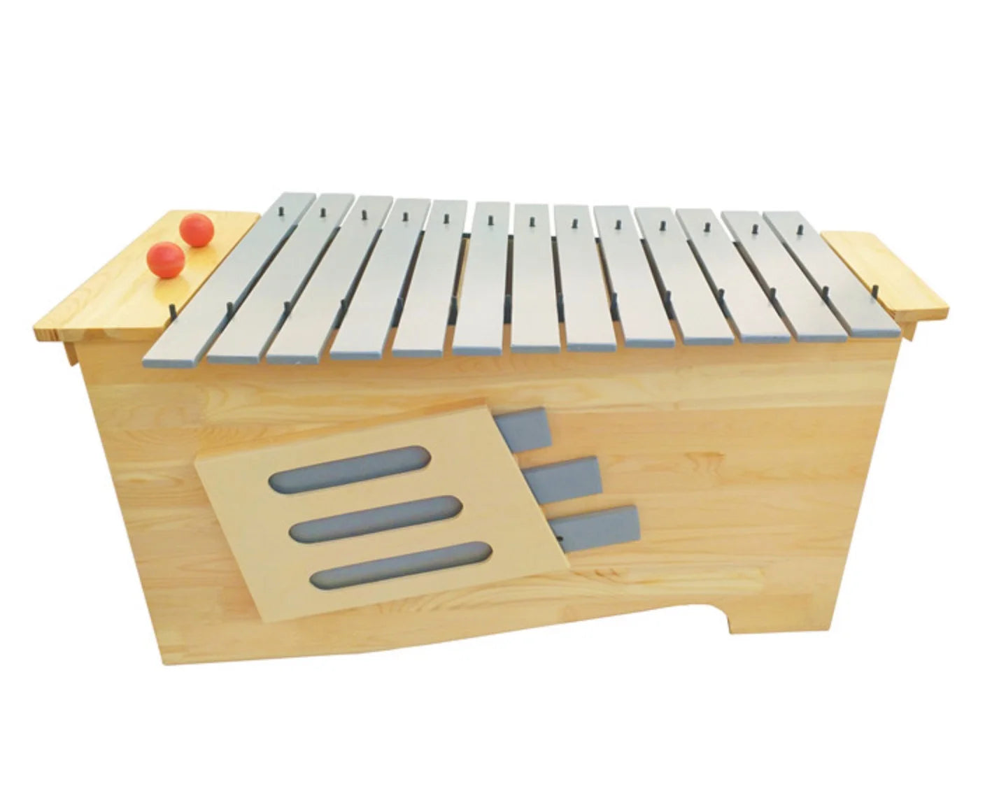 Electronic musical instruments Aluminum Xylophone 13 tones Complete set includes Treble, midrange and bass tonal modification Box type percussion instrument