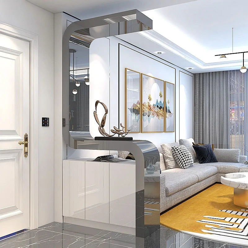 American style porch cabinet, partition cabinet, entrance shoe cabinet, multi-function hall cabinet, simple modern partition scr