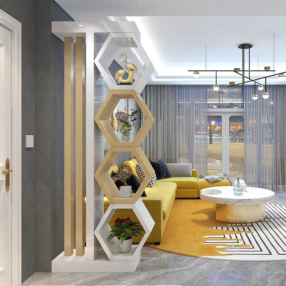 American style porch cabinet, partition cabinet, entrance shoe cabinet, multi-function hall cabinet, simple modern partition scr