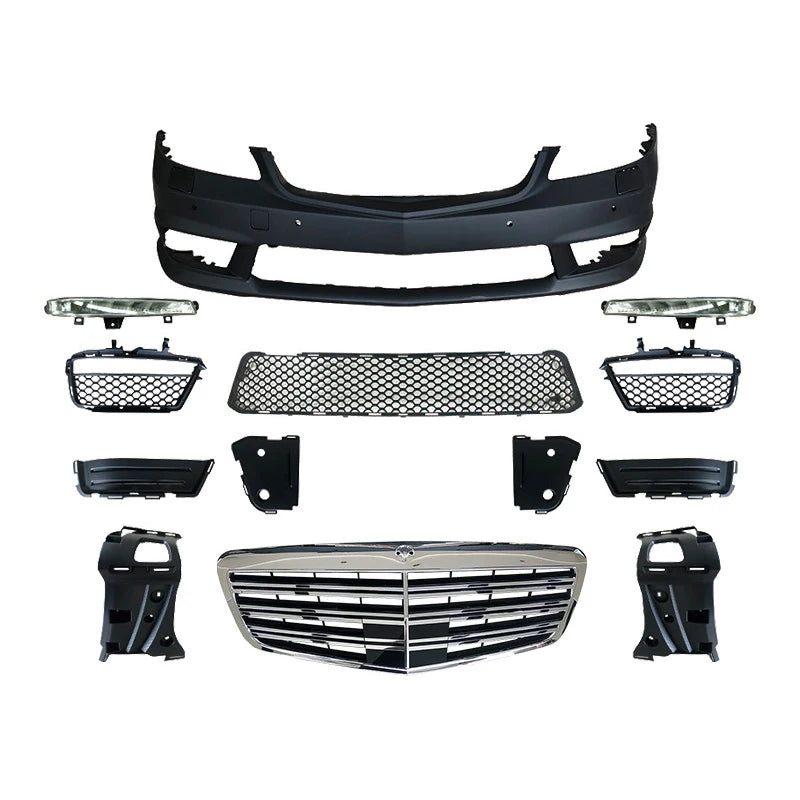 Amg Surrounds Front And Rear Bumper Modifications Body Kit With For  S-Class W221 To S63 S65 AMG 2017-2014