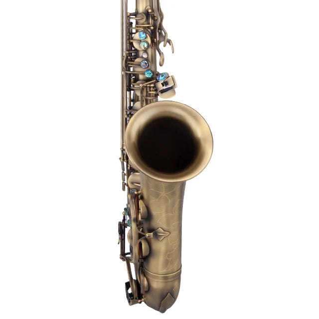 Antique Colored Dotted Antique Bronze Bb Tone Tenor Sax