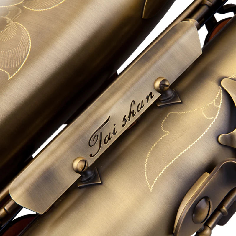 Antique Colored Dotted Antique Bronze Bb Tone Tenor Sax