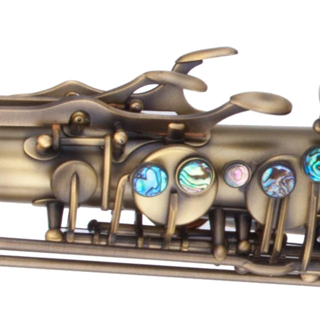 Antique Colored Dotted Antique Bronze Bb Tone Tenor Sax