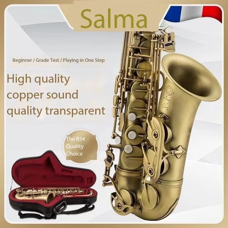 Antique style alto saxophone performance-54