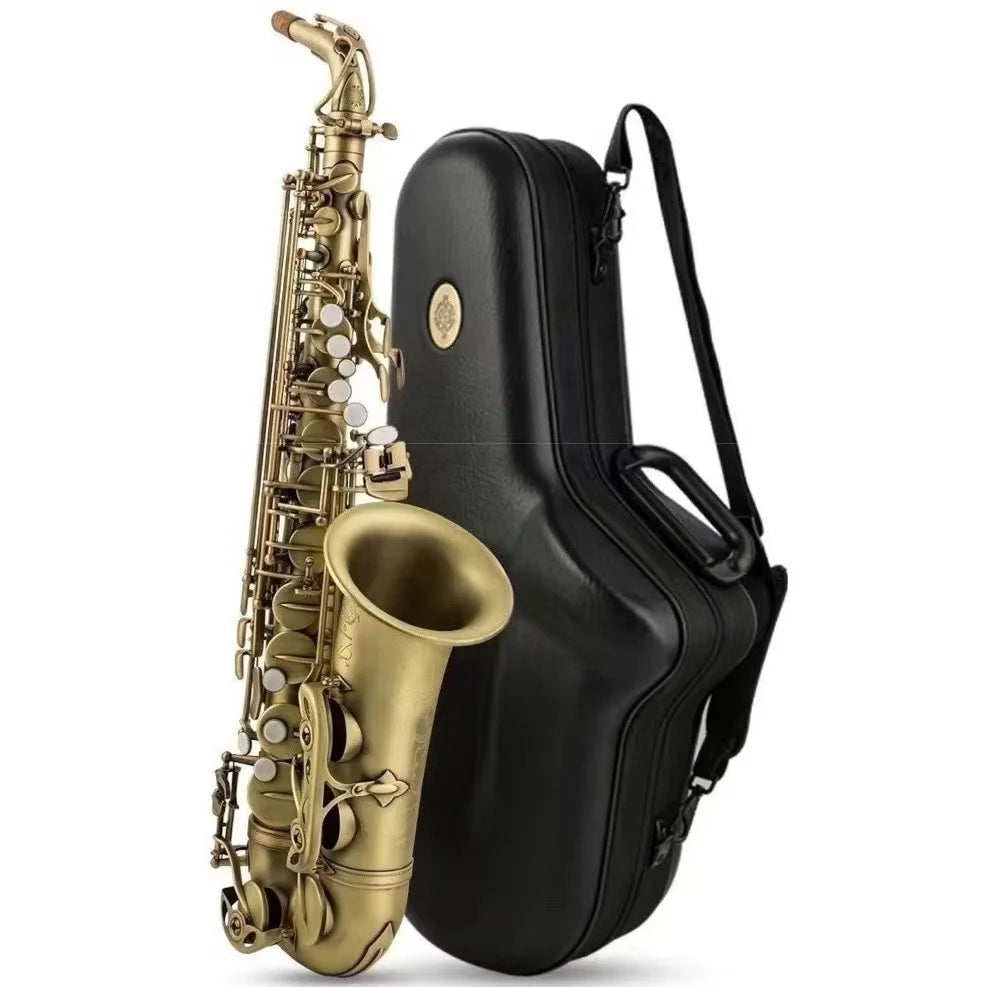 Antique style alto saxophone performance-54