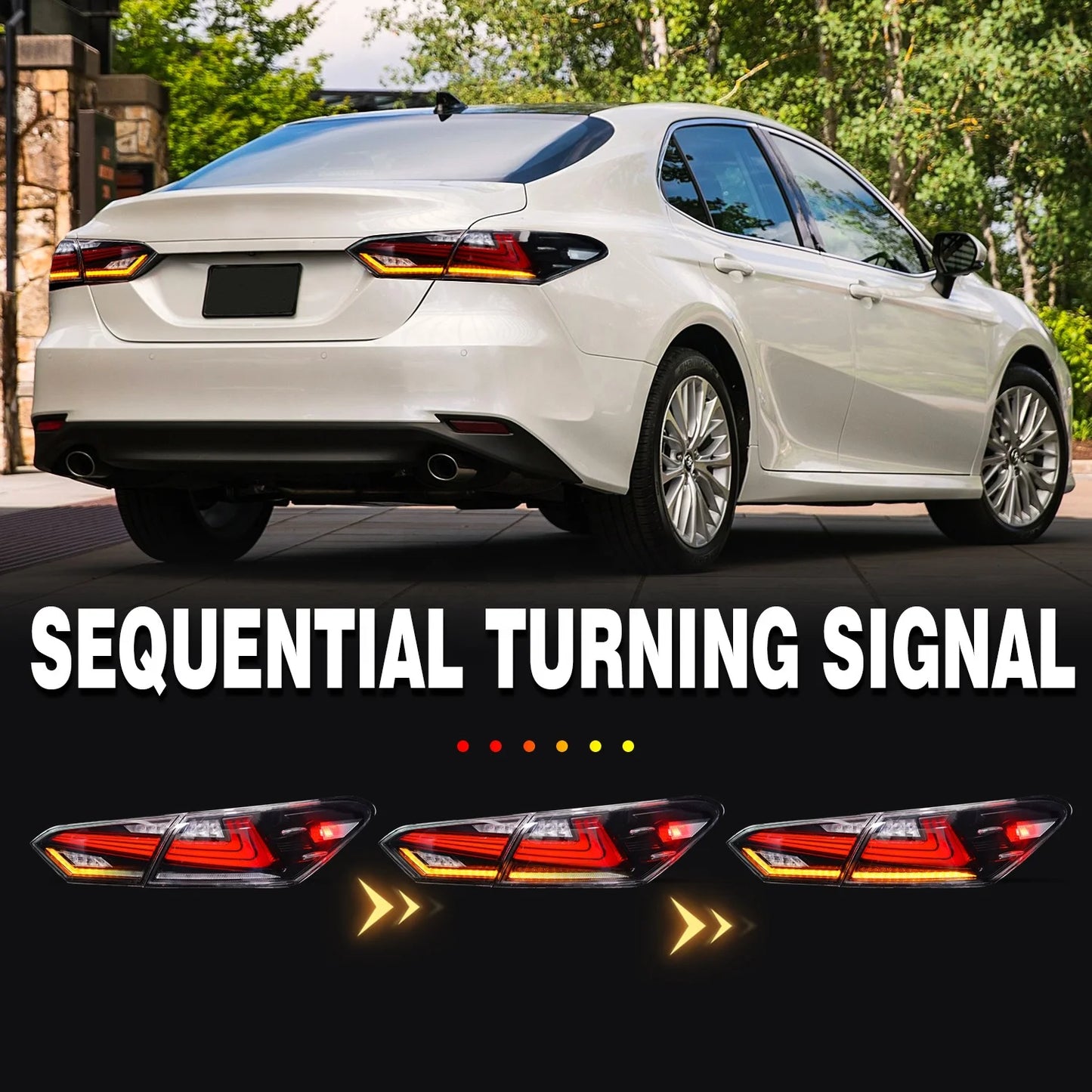 Archai LED Rücklichter für  Camry 2018 2019 2020 mit dynamischem Stimm licht Rückfahr bremse Standlichter für Camry
