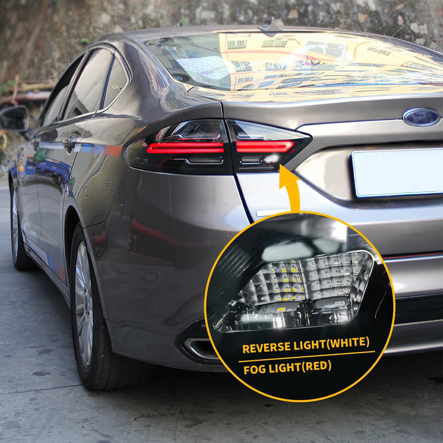 Archaic Car Assembly2014 2015 2016 Rücklicht für Ford Led Car sequentielles Blinker Brems rücklichter Lampe für Mondeo