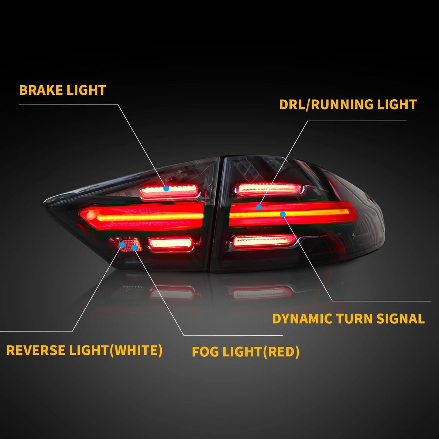 Archaic Car Assembly2014 2015 2016 Rücklicht für Ford Led Car sequentielles Blinker Brems rücklichter Lampe für Mondeo
