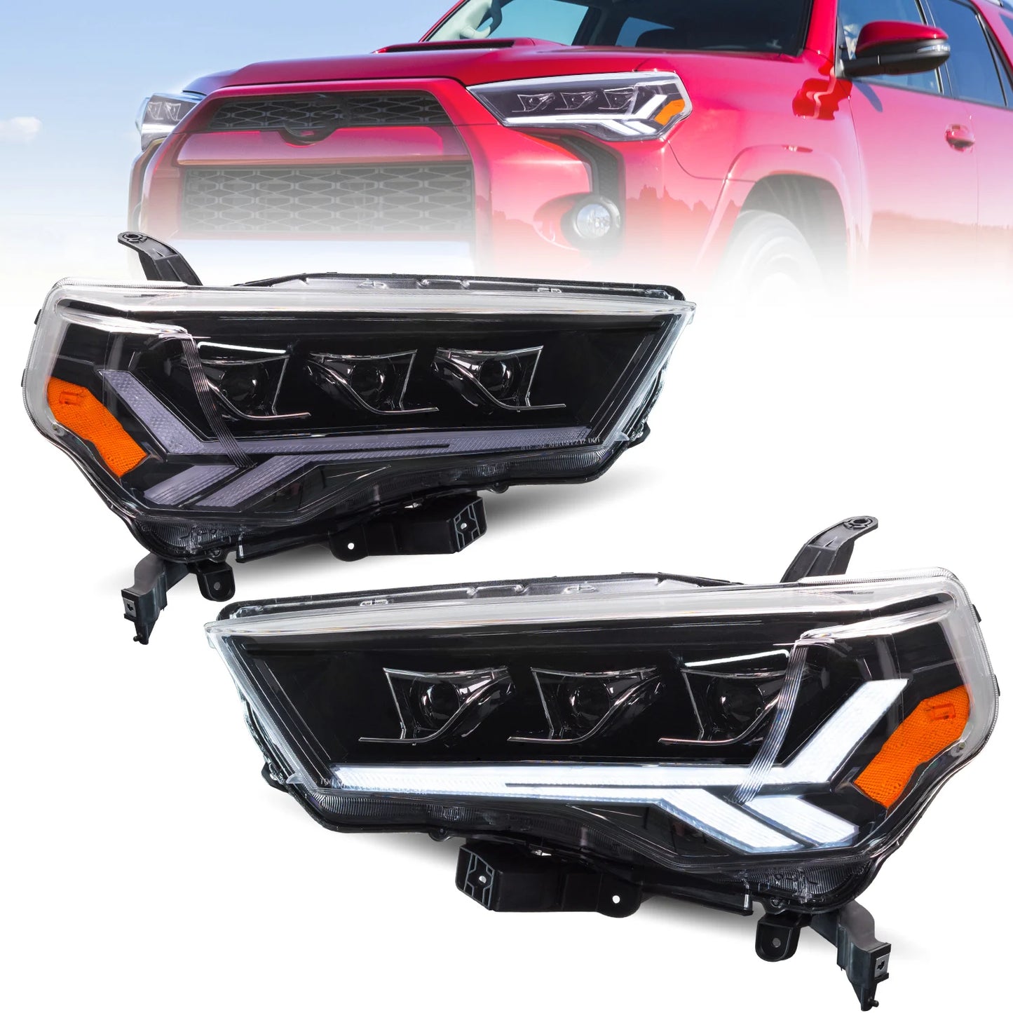 Archaic Großhandel Scheinwerfer mit sequentiellem Blinker Front auto lampe FÜR  4RUNNER 2014-2020 Voll-LED-Scheinwerfer