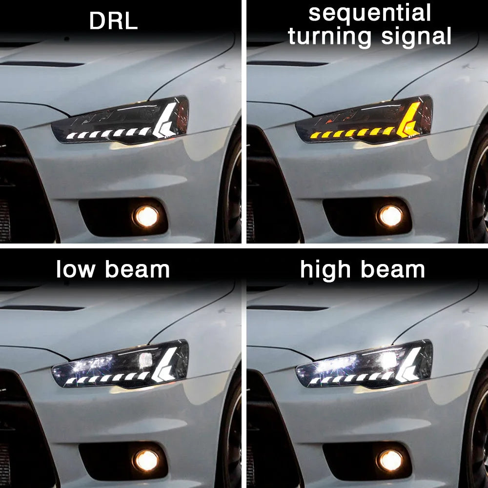 Archaic Großhandel Scheinwerfer sequent ail Zubehör LED-Scheinwerfer 2008-up für für Galant/ Lancer ex Fortis LED Lancer x