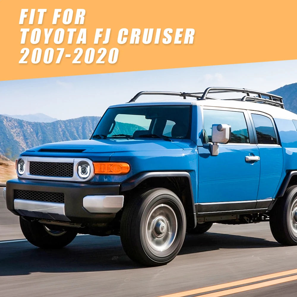 Archaic LED DRL Scheinwerfer Scheinwerfer Baugruppe für  FJ Cruiser 2007-2020 HID