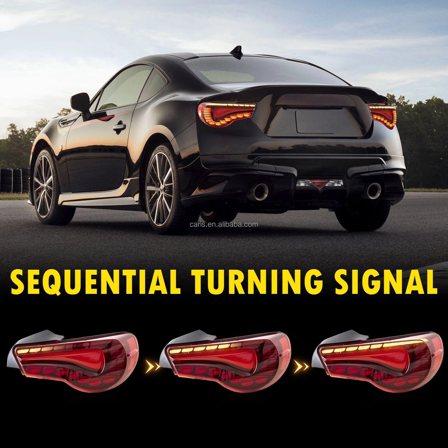 Archaic LED Rücklicht für  86 Autos Start Sequential Fit Subaru BRZ  GR86 GT86 Rücklicht 2012-2020