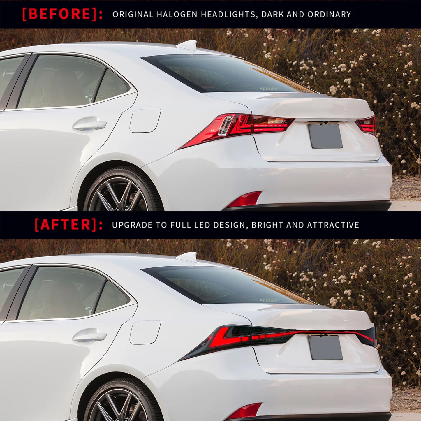 Archaic New Led Rücklicht mit sequentiellem Truning Signal Rück leuchte Plug and Play für Lexus IS250 IS300 IS350 ISF 2013-2017