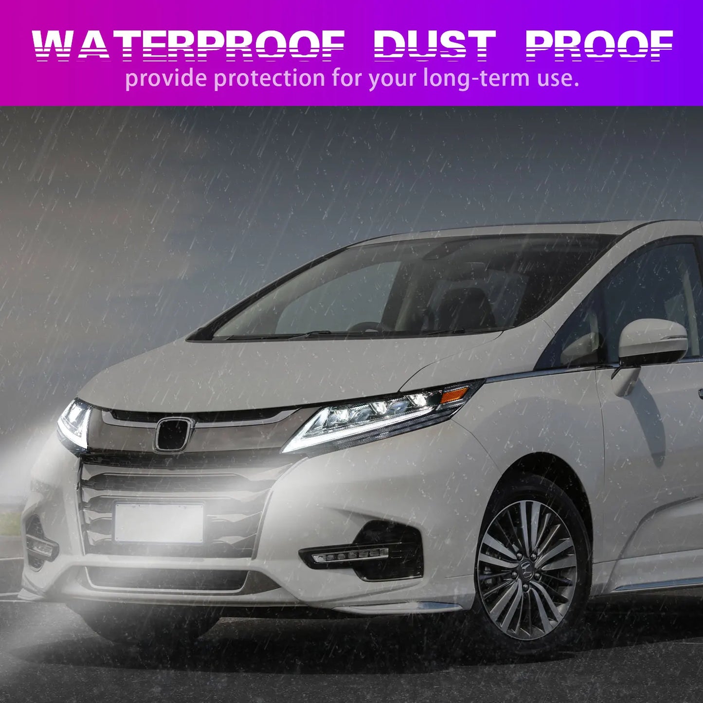 Archaic Odyssey Lexus Style Voll-LED-Scheinwerfer für HONDA Odyssey 2015-2021 PLUG