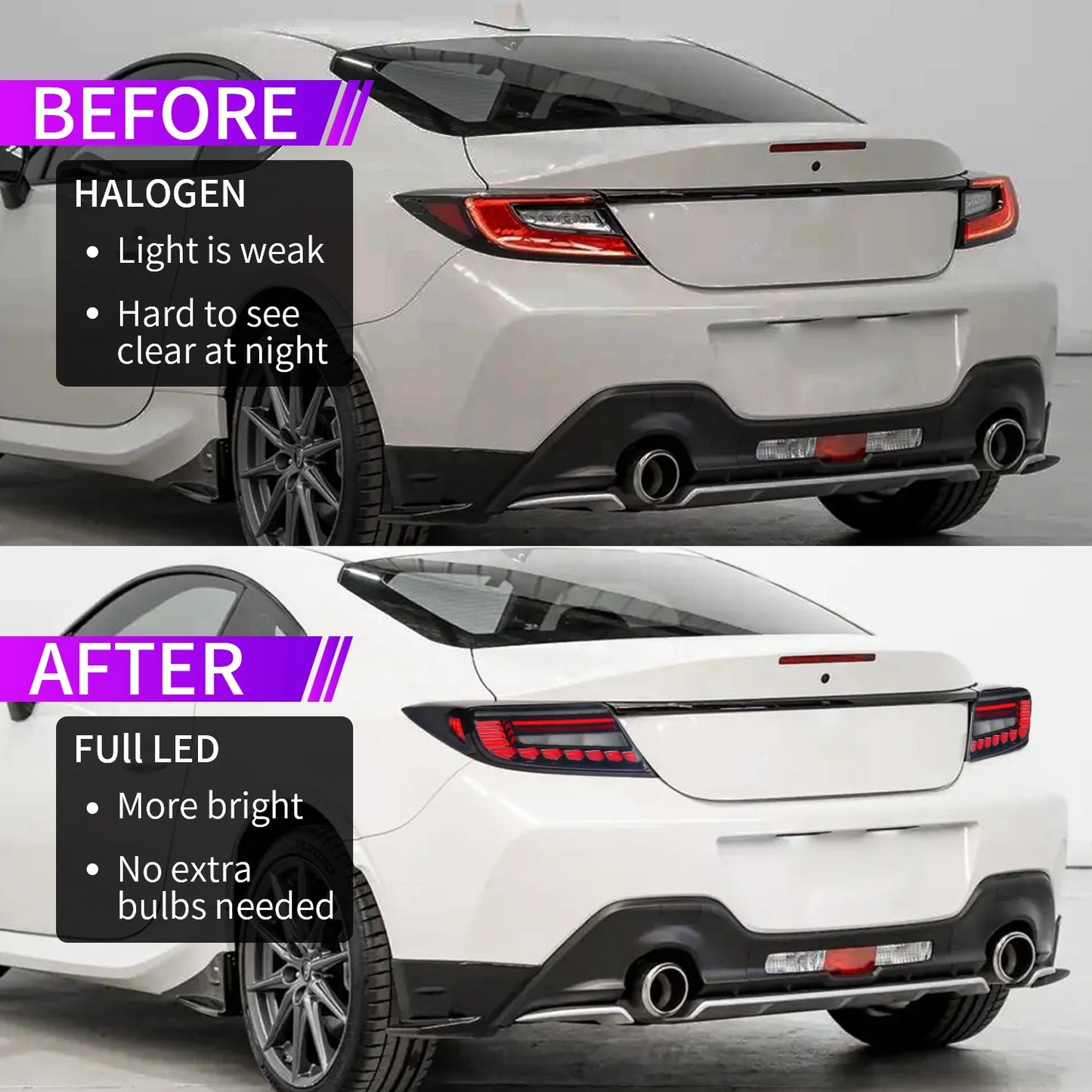 Archaic Rücklicht für  86 GR86 für Subaru BRZ Rücklicht mit Animation Sequential  GR86 Rück leuchte