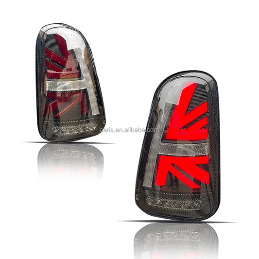 Archaic für Mini Cooper Gen 1 RED LED Rücklichter R50 R52 R53 2000-2006 mit sequentiellem Blinker LED Rücklichter