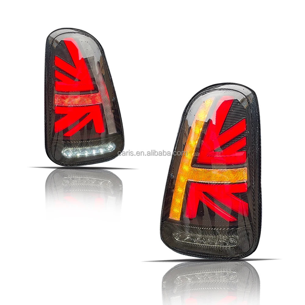Archaic für Mini Cooper Gen 1 RED LED Rücklichter R50 R52 R53 2000-2006 mit sequentiellem Blinker LED Rücklichter
