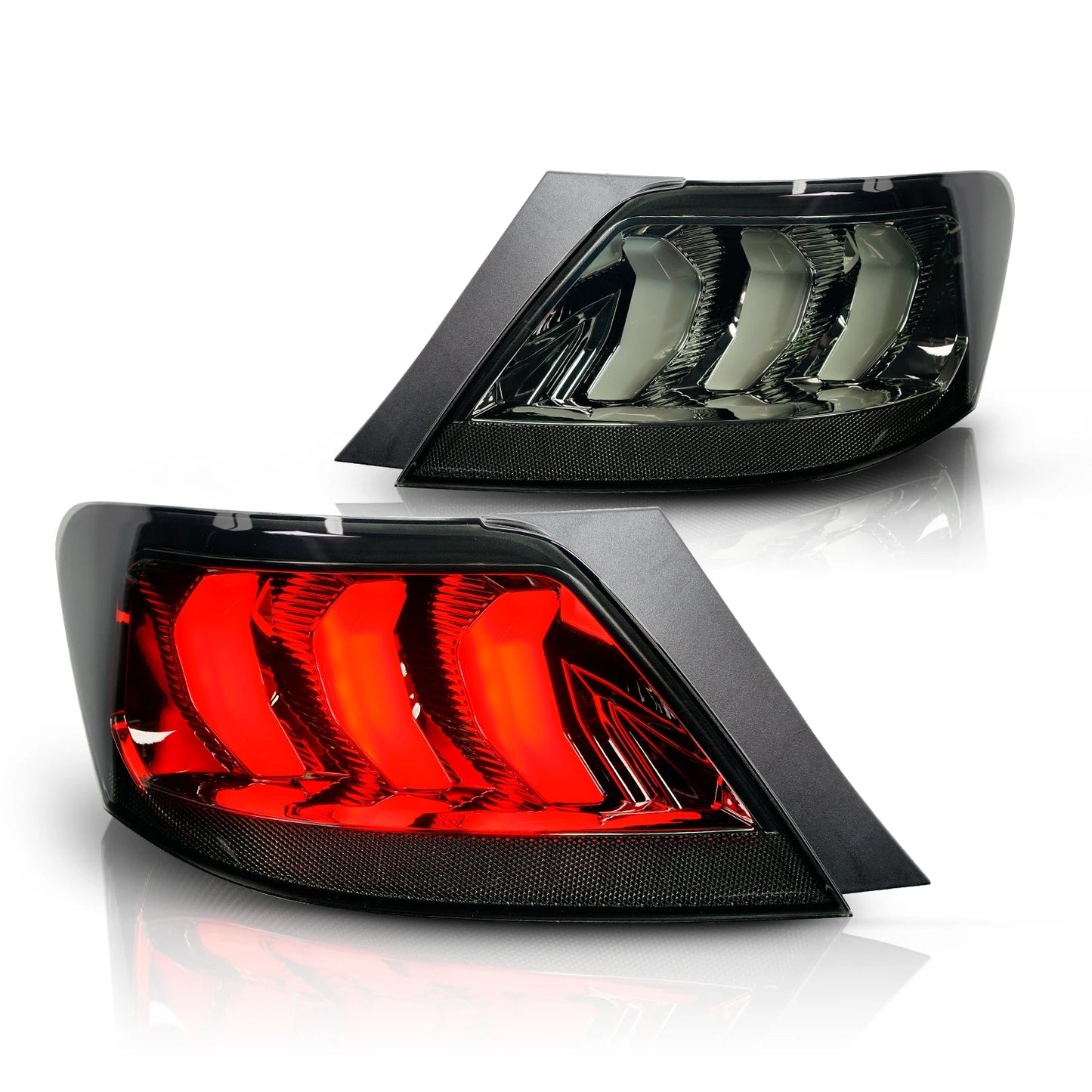 Archaic fabrik LED Mustang Style hinten lichter DRL sequentielle drehen signal für Mark X 2005-2009 rückleuchten For  Reiz