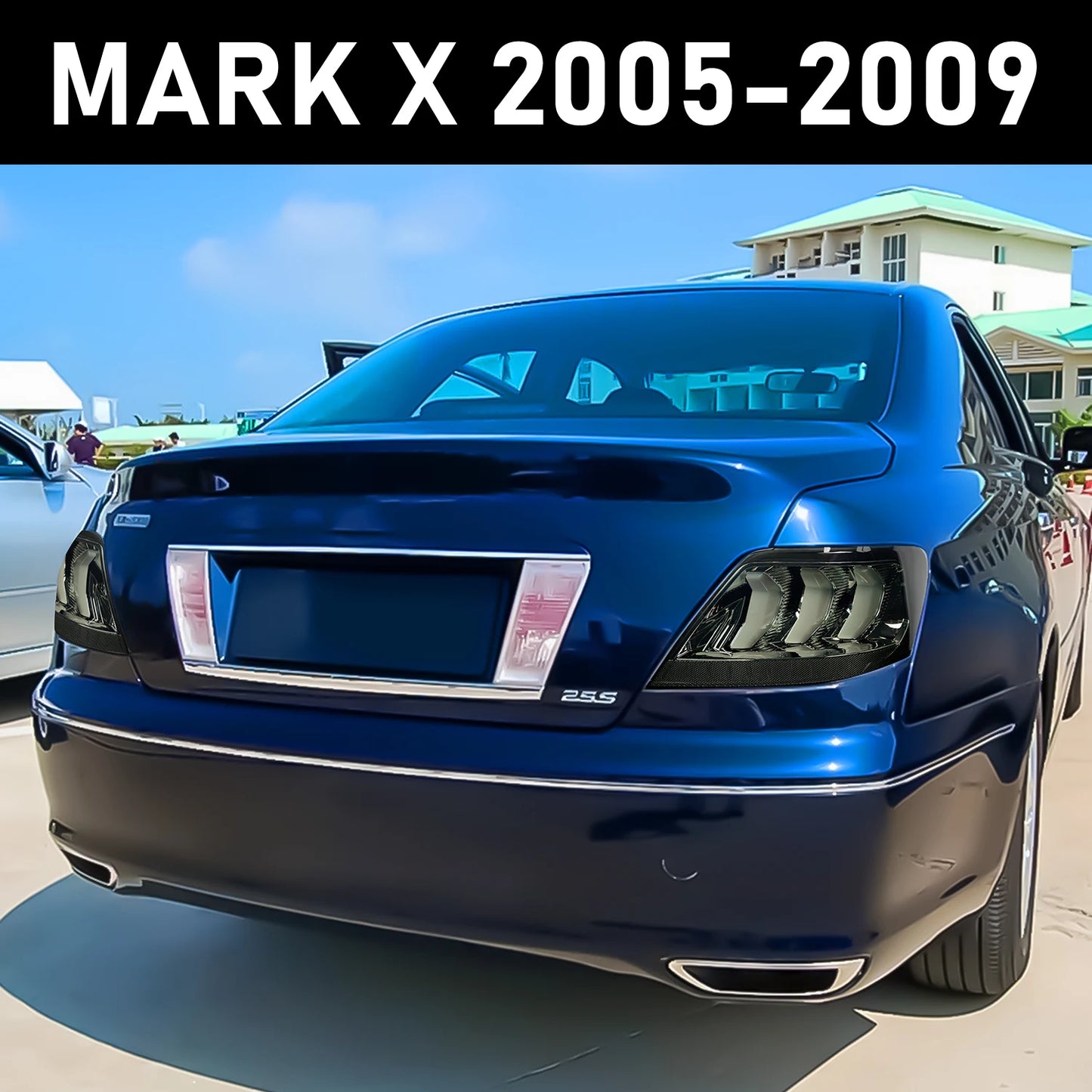 Archaic fabrik LED Mustang Style hinten lichter DRL sequentielle drehen signal für Mark X 2005-2009 rückleuchten For  Reiz