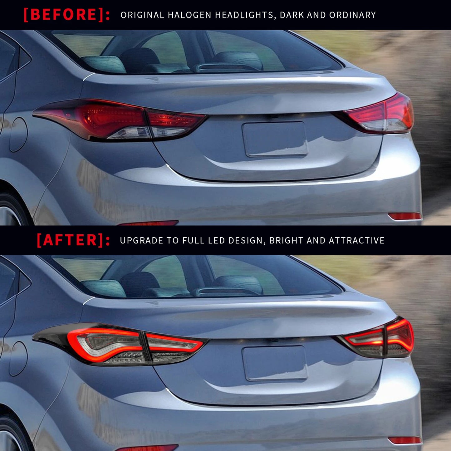 Archaic hersteller für elantra 5th generation LED sequential blinker hintergrundbeleuchtung schwanz lampe 2011-2016 für Hyundai