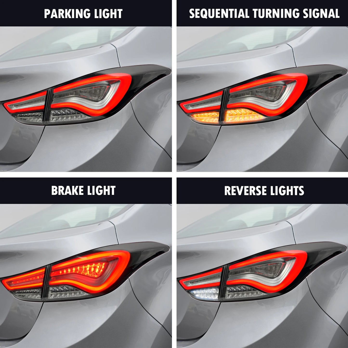 Archaic hersteller für elantra 5th generation LED sequential blinker hintergrundbeleuchtung schwanz lampe 2011-2016 für Hyundai