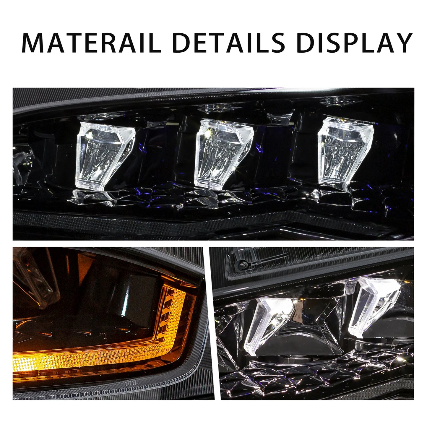 Archaic voll führte für  scheinwerfer limousine & fließheck 2016-2021 DRL front lamp180 grad rotation sequentielle dr