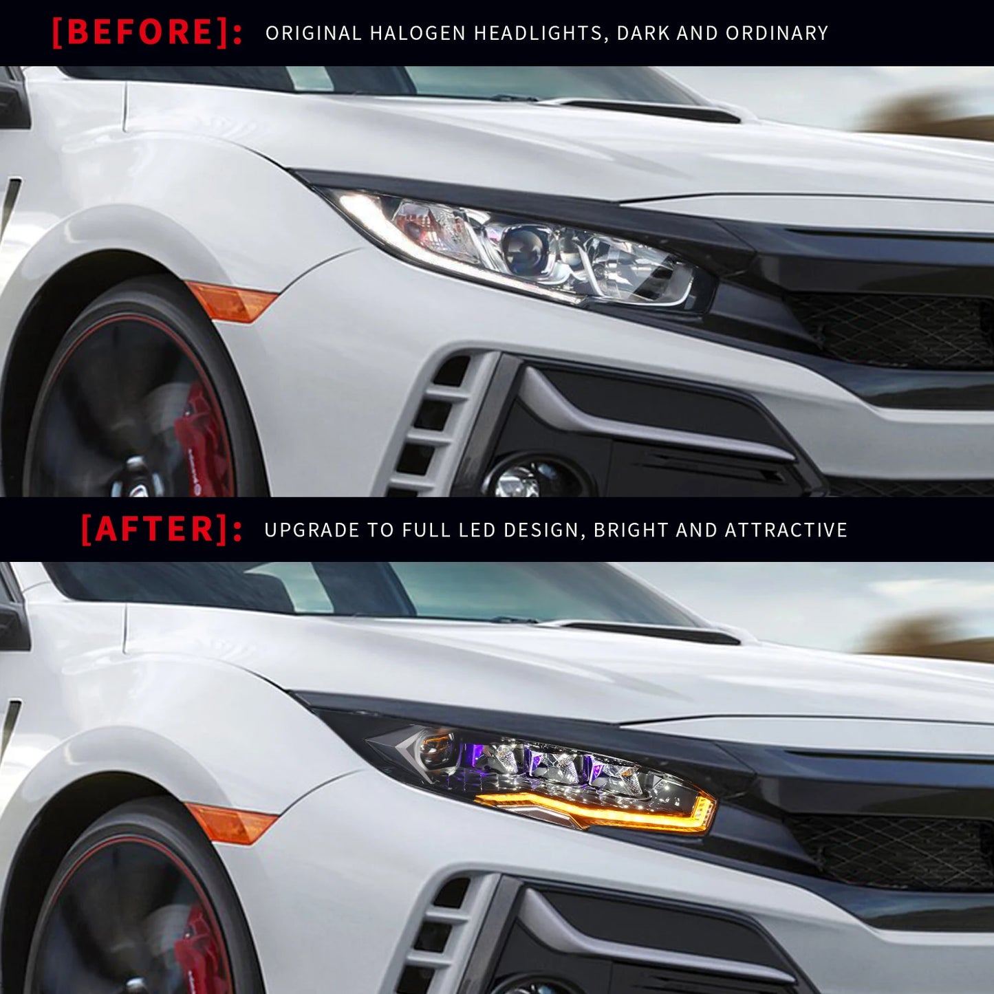Archaic voll führte für  scheinwerfer limousine & fließheck 2016-2021 DRL front lamp180 grad rotation sequentielle dr