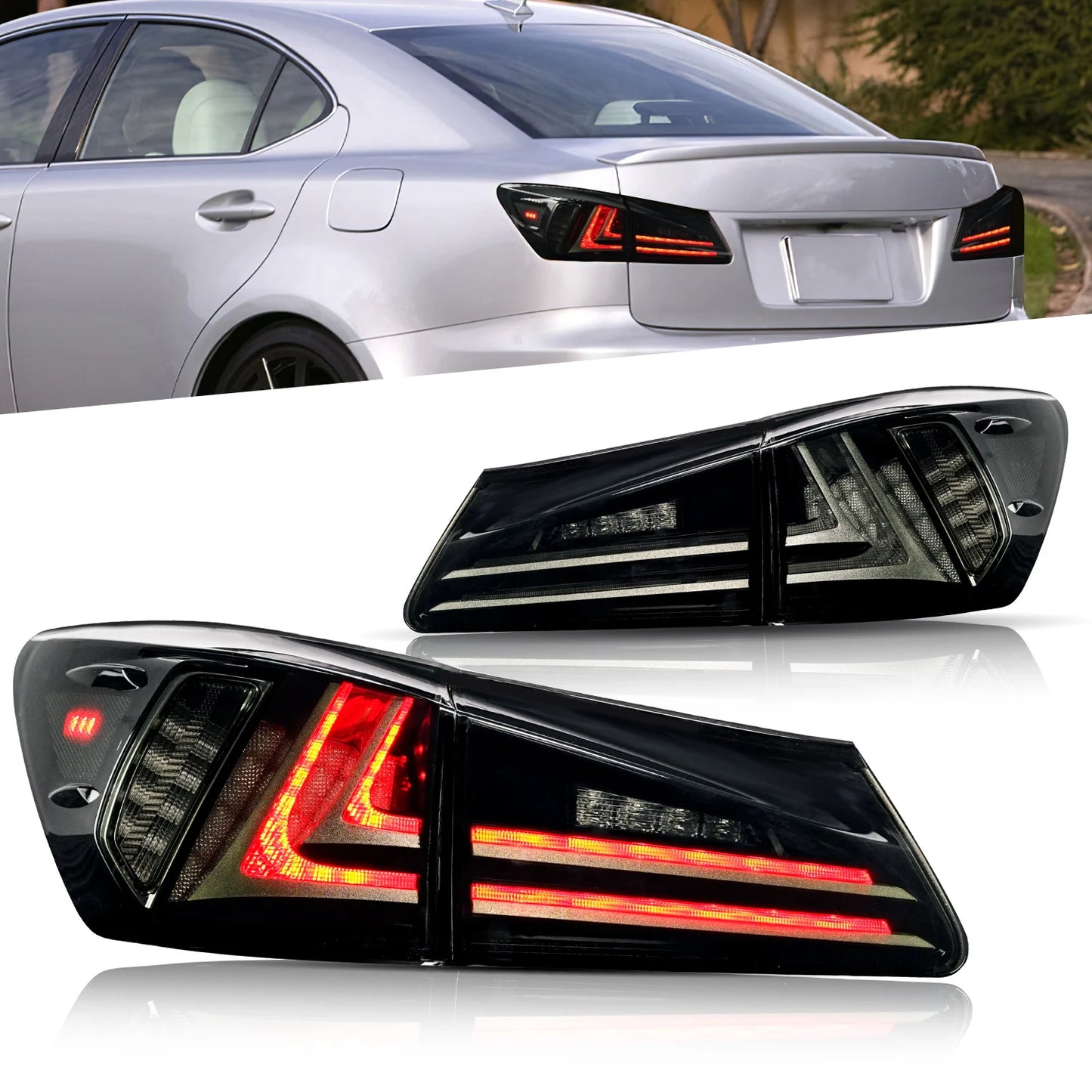 Archaic voll führte rücklicht For LEXUS rücklicht Apply zu IS250/IS300/IS350/ISF/IS250C 2006-2012 PLUG & PLAY rückleuchten