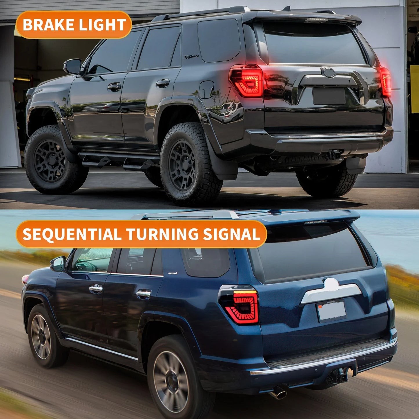 Archaische Auto lampe 2014-2021 Rücklicht Für  4runner Rücklichter mit sequentiellem Blinker Für 4Runner Rücklicht