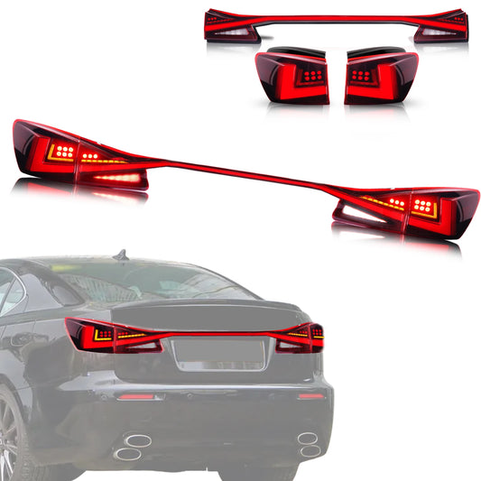 Archaische LED-Hintergrund beleuchtung Animation Sequentielles Drehen für Lexus IS 250 IS350 ISF 2006-2012 Trunk Fit Lexus IS250