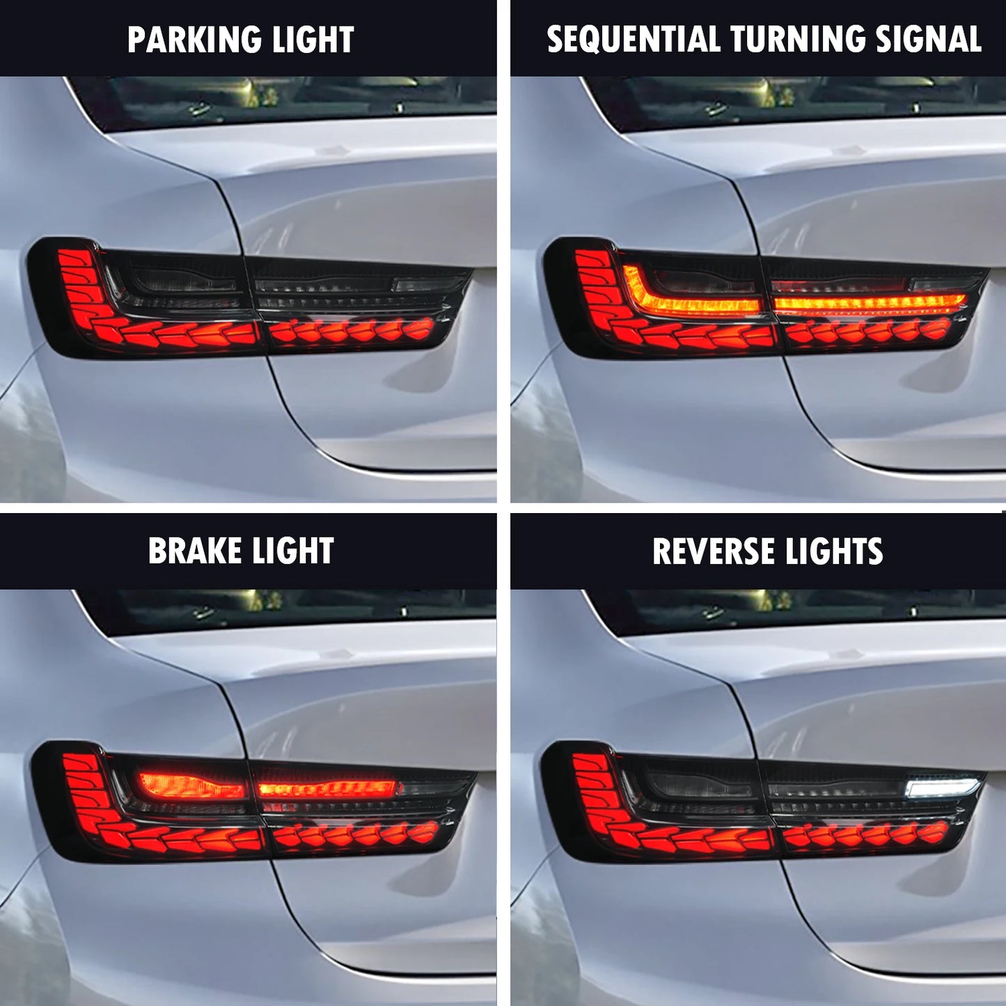 Archaisches Zubehör Werks-Rück leuchte Voll-LED-Rück leuchte mit sequentiellem Blinker für 3er-Serie 2019-2021 G28 G20 Rücklicht