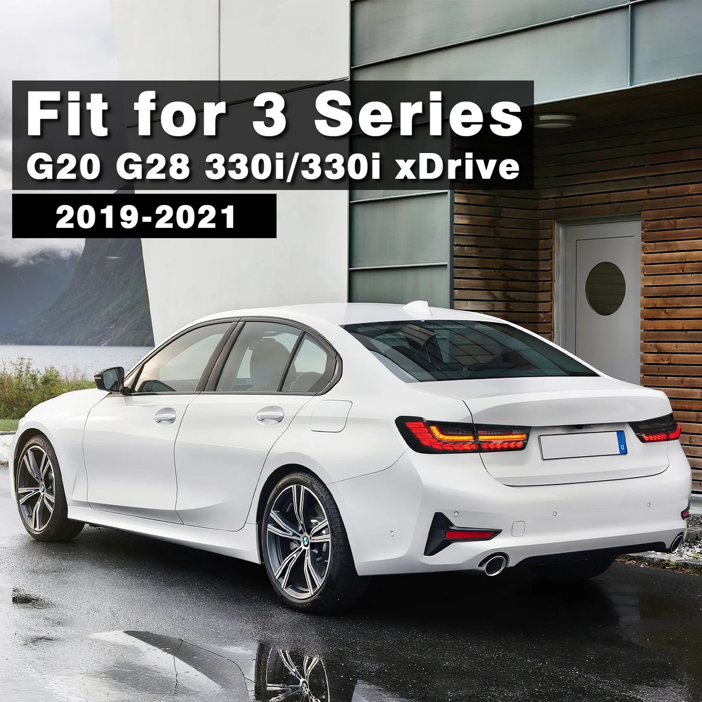 Archaisches Zubehör Werks-Rück leuchte Voll-LED-Rück leuchte mit sequentiellem Blinker für 3er-Serie 2019-2021 G28 G20 Rücklicht