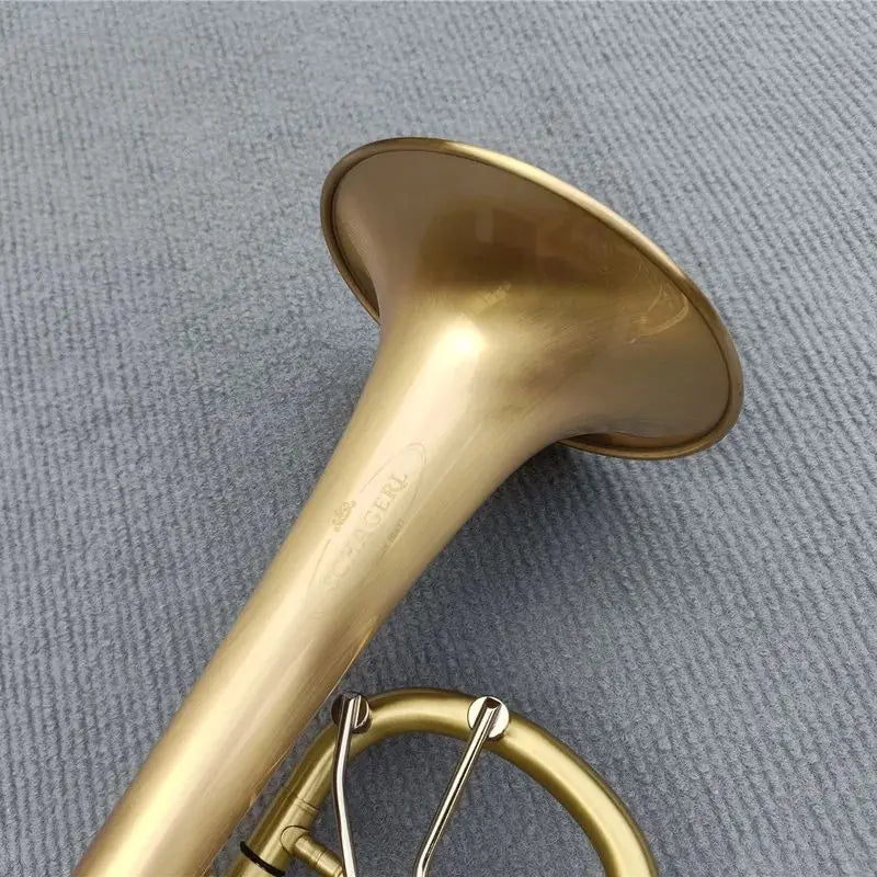 Austria Schagerl Bb Trumpet B Flat Brass flat key Professional Trumpet Musical Instruments with Leather Case