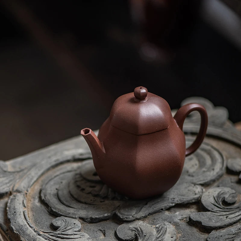 Authentic And ExquisitE Yixing PurPle Clay Pot, Fully Handmade Tea Set, Home ColleCtion, Original Mine Bottom Slot, Old