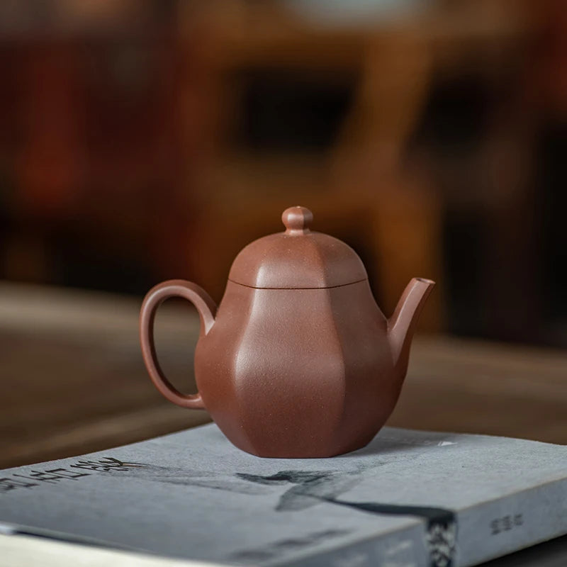 Authentic And ExquisitE Yixing PurPle Clay Pot, Fully Handmade Tea Set, Home ColleCtion, Original Mine Bottom Slot, Old