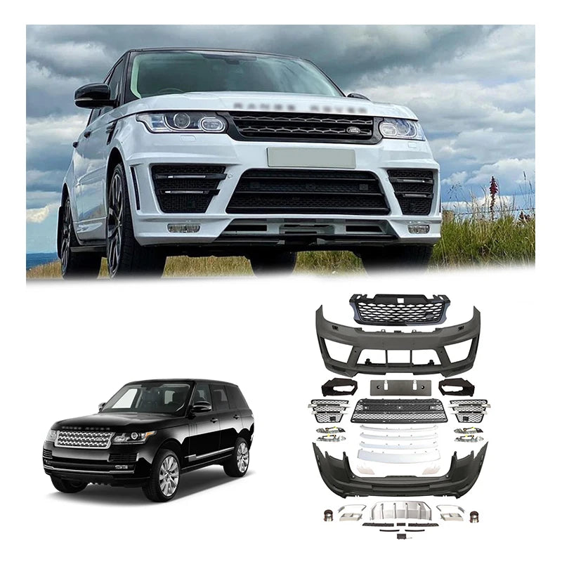 Auto Parts LM Style Body Kit Front Rear Bumper Head Lamp Fender Wide Body Kit For Land Rover Range Rover 2014-2017